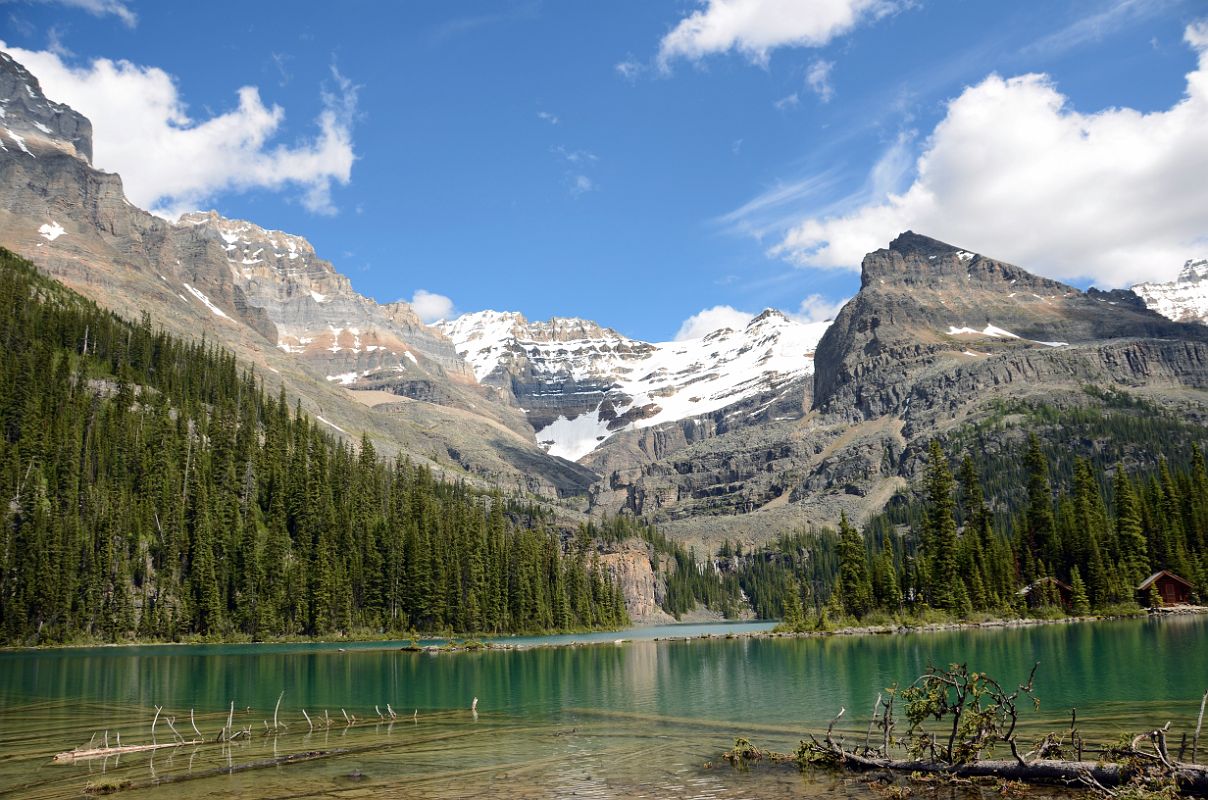 59 Lake O-Hara With Mount Victoria, Mount Lefroy, Glacier Peak, Yukness Mountain, Mount Hungabee